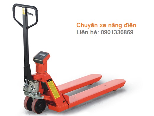 DF04. Xe Nâng Tay Có Gắn Cân