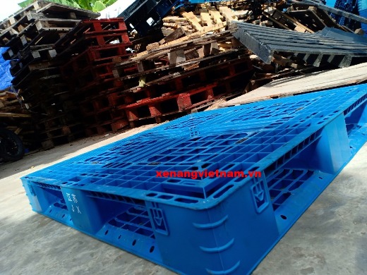 Pallet nhựa Hàn Quốc KT 1100x1100x120