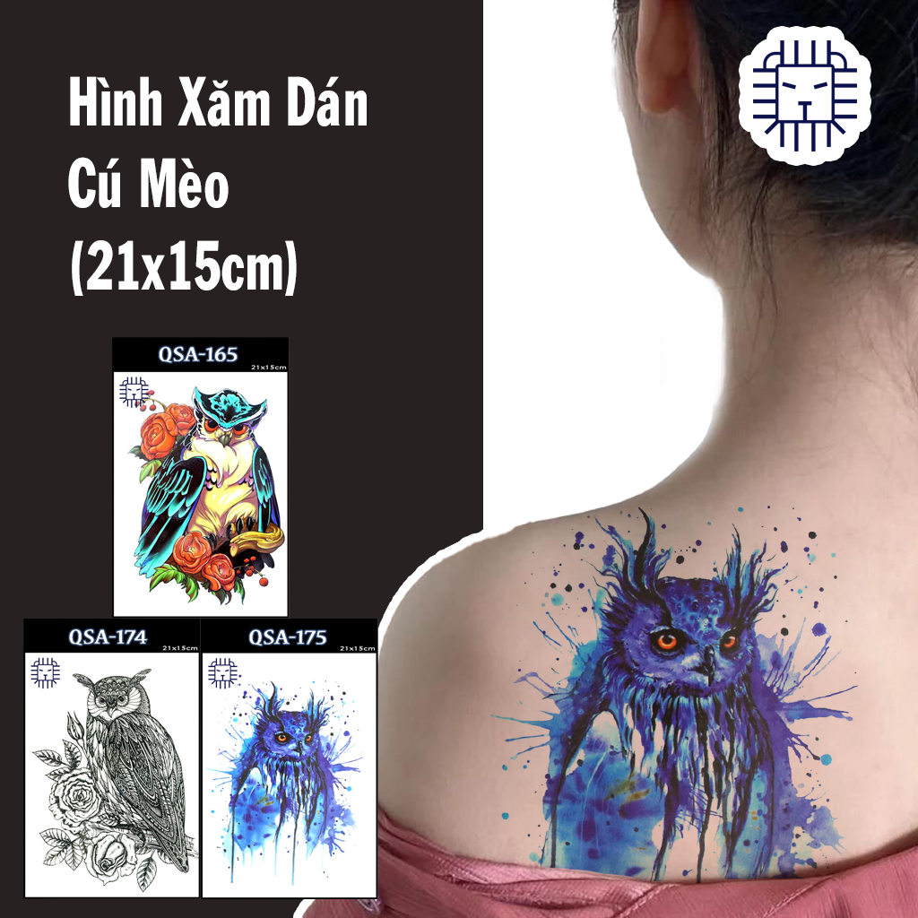 Tác phẩm hình xăm cú mèo  Đỗ Nhân Tattoo