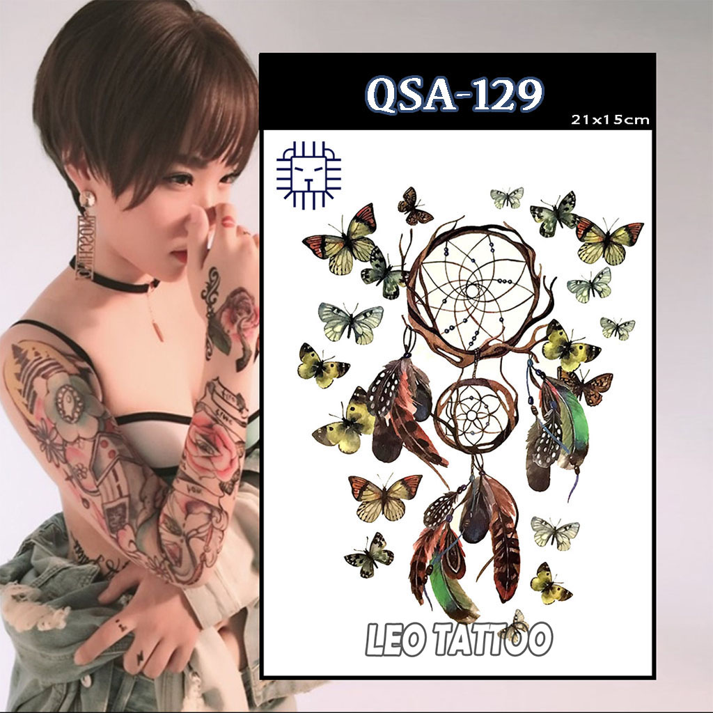Hình xăm dán tattoo DreamCatcher RC147  Candyshop88 chuyên quà tặng hộp  quà quà tặng trang sức hình xăm dán tattoo