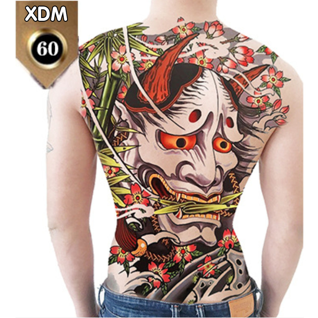 Hình Xăm Dán Kín Lưng Quỷ Dạ Xoa Xdm060 Leo Shop