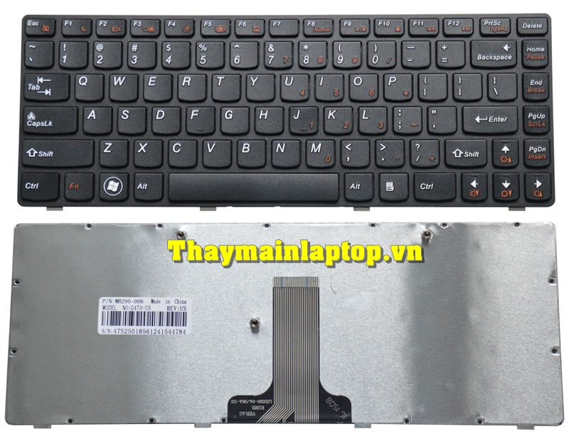 Bàn phím lenovo  G470_B470_M490_V470_Z470_G475_Z370_Y470_V480_B490_B480