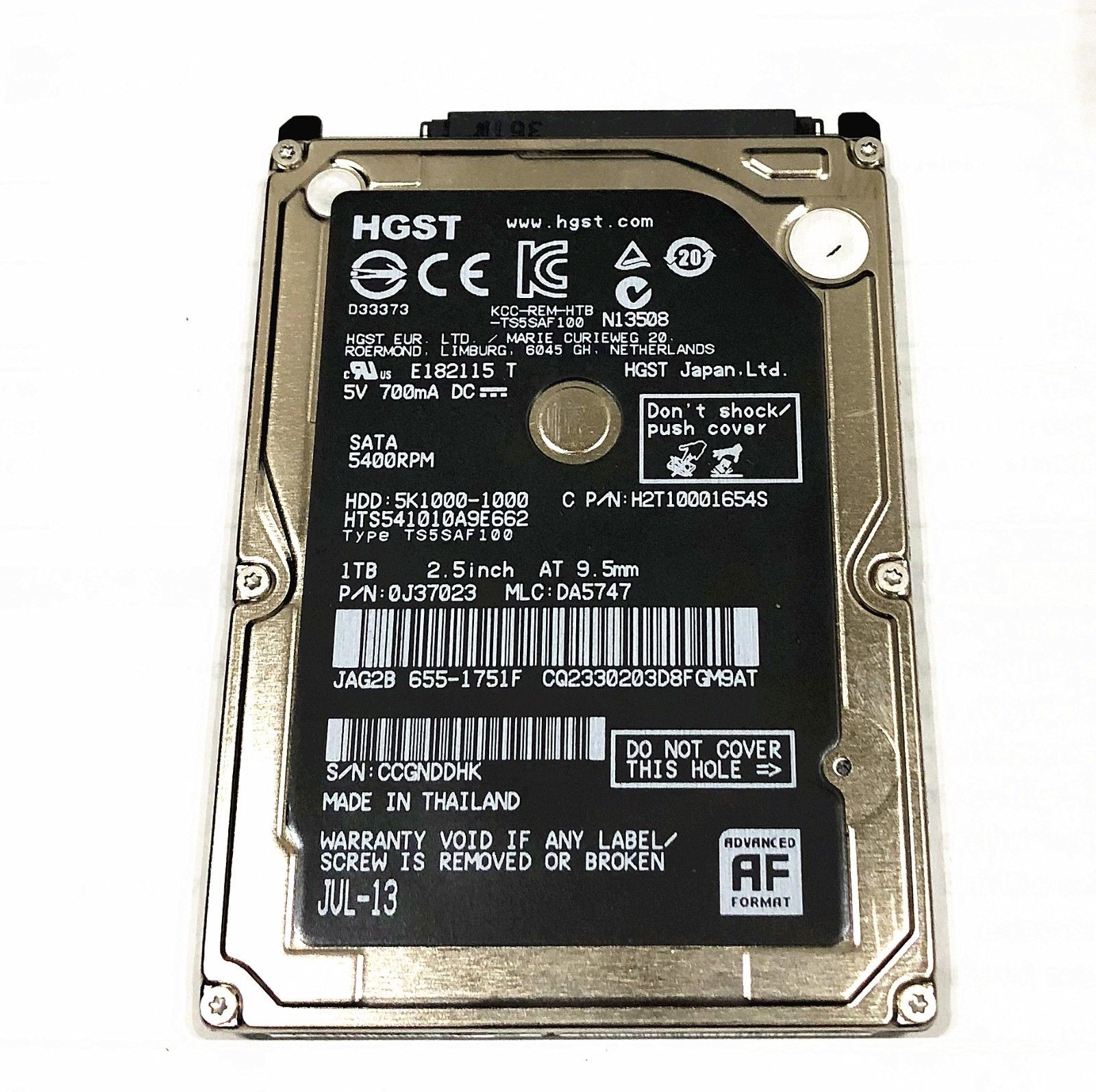 Thay ổ cứng HDD laptop 1TB HGST 5K1000