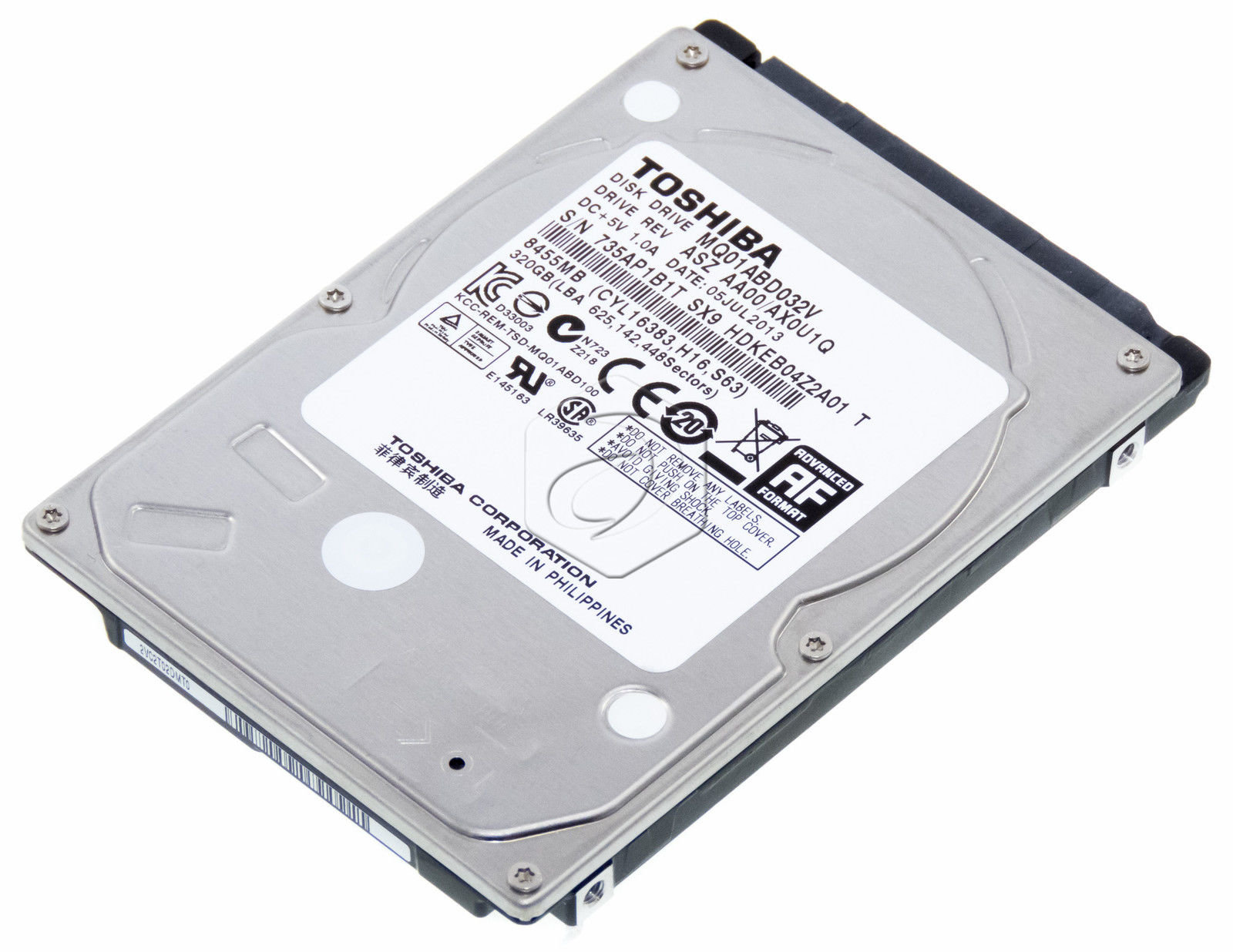 Thay ổ cứng HDD laptop TOSHIBA 320 GB 
