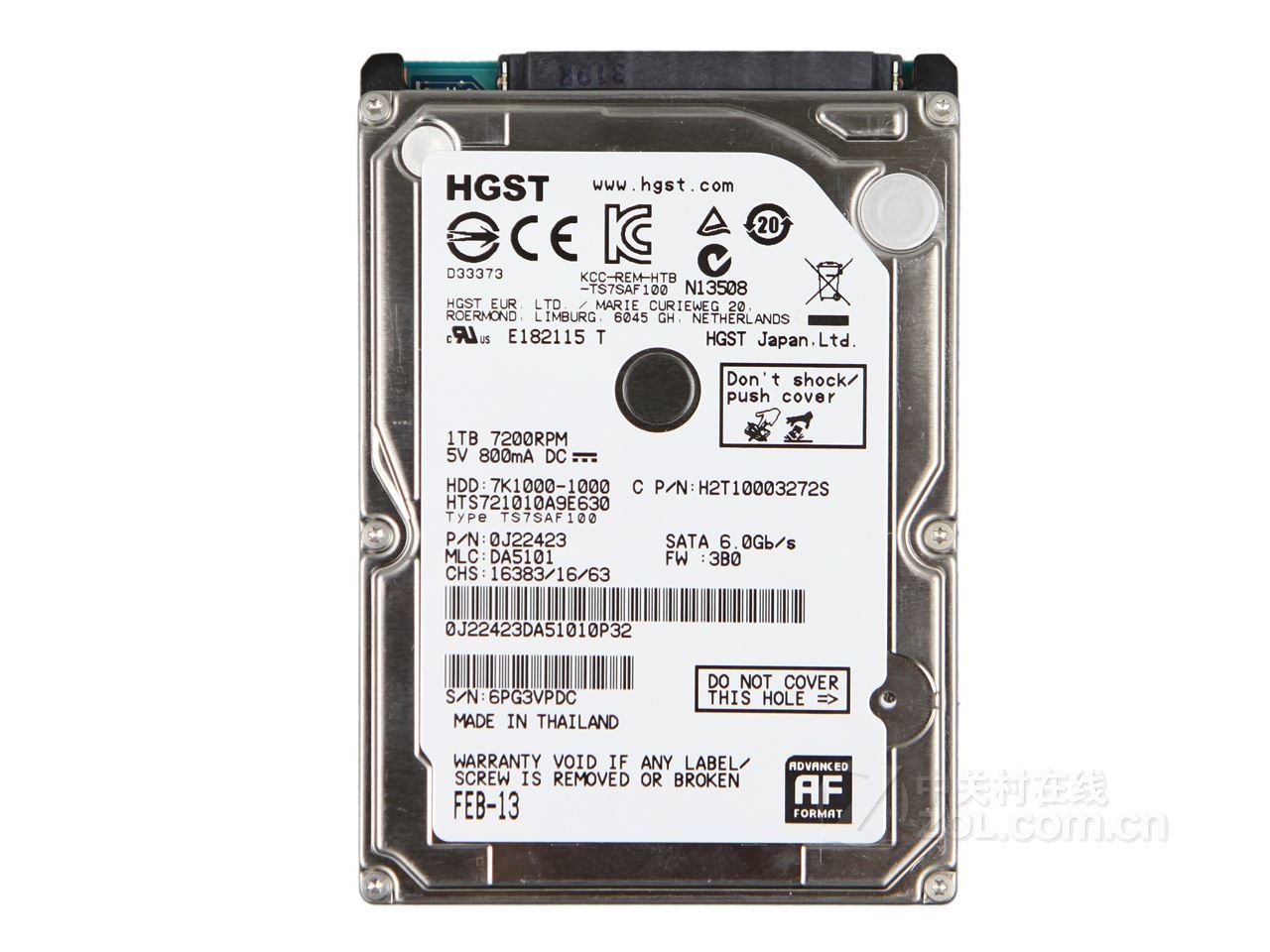 Thay ổ cứng HDD laptop 1tb SATA 32mb 7200rpm