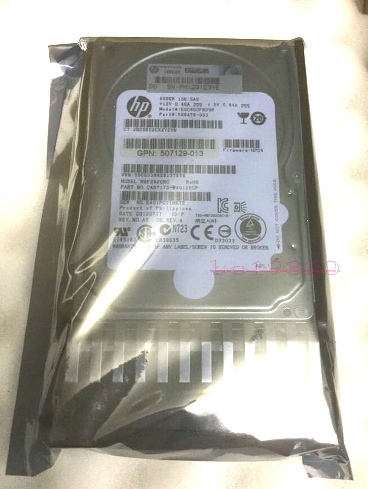 Thay ổ cứng HDD laptop HP 600 GB