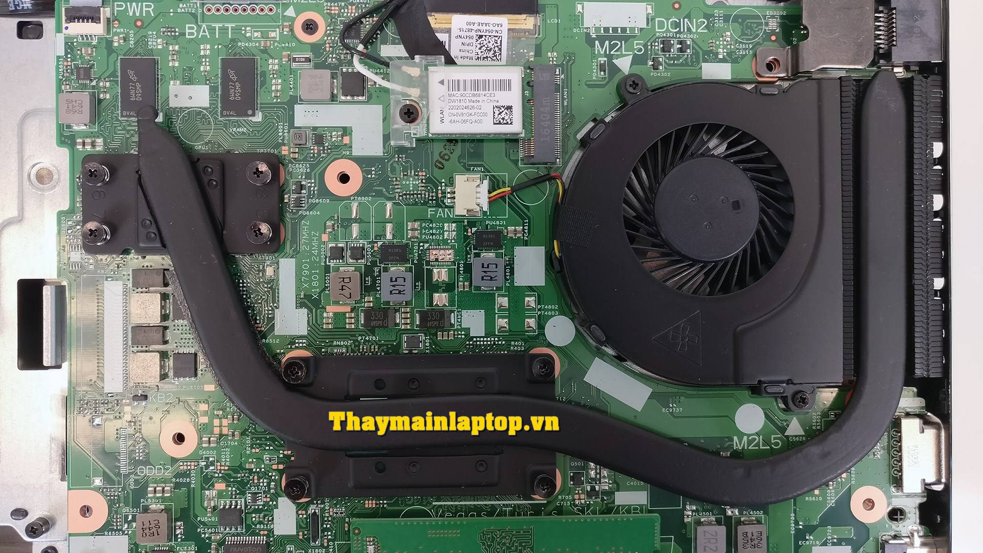 Main Dell vostro 3568 Core i3
