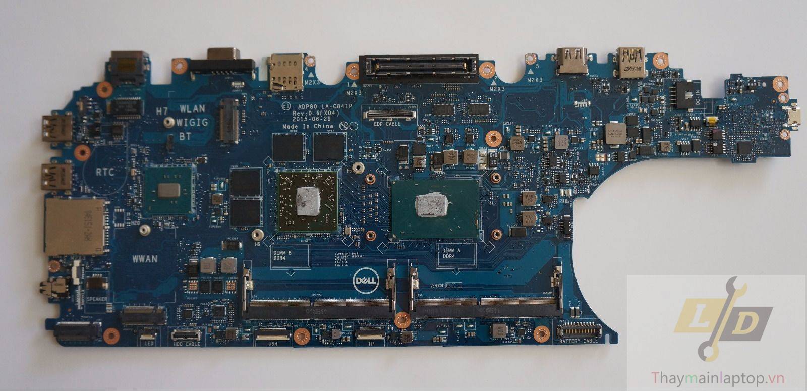 Main Precision 3510 I7-6820HQ