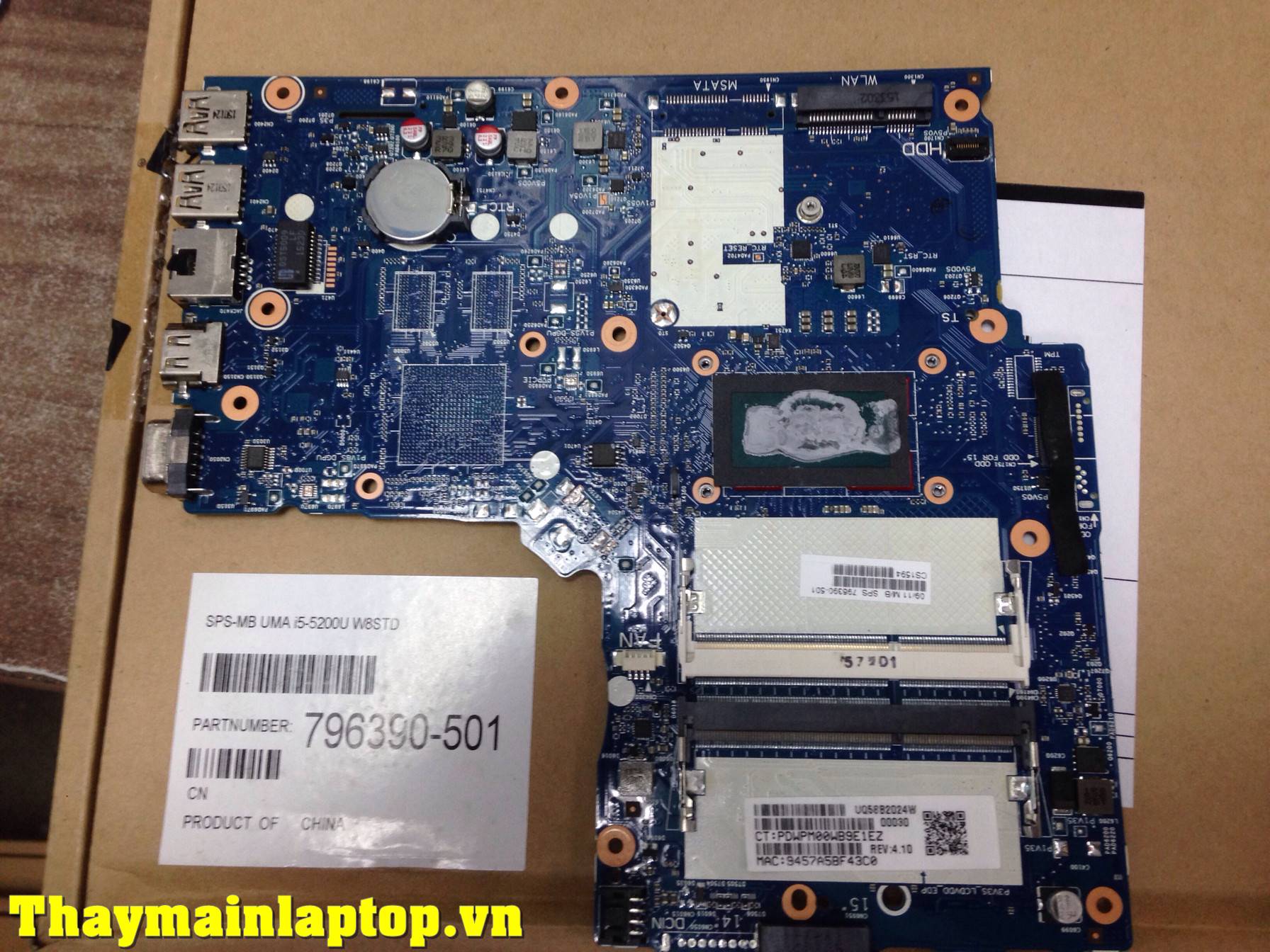 Main HP ProBook 350 G2 CPU i3-4005U