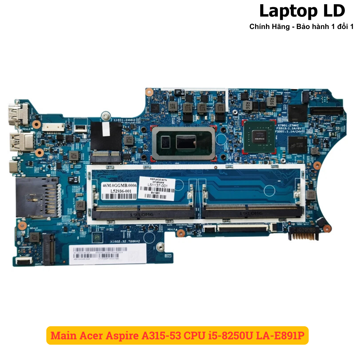 Main HP Pavilion X360 14M-DH CPU ​​i5-8265U 18742-1