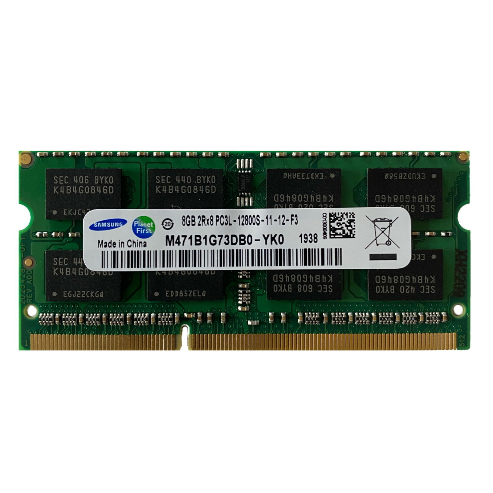 DDR3L 8GB LAPTOP NEW - SAMSUNG - BUS 1600