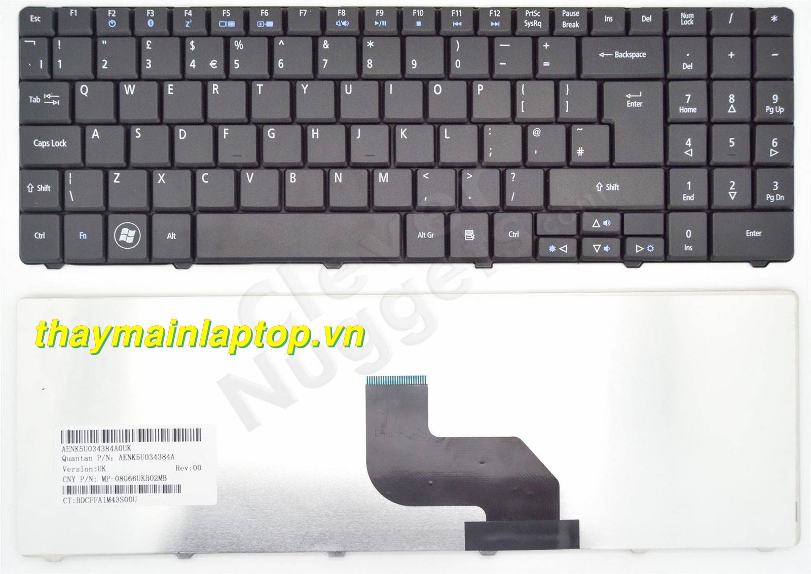 Thay bàn phím Acer 5734