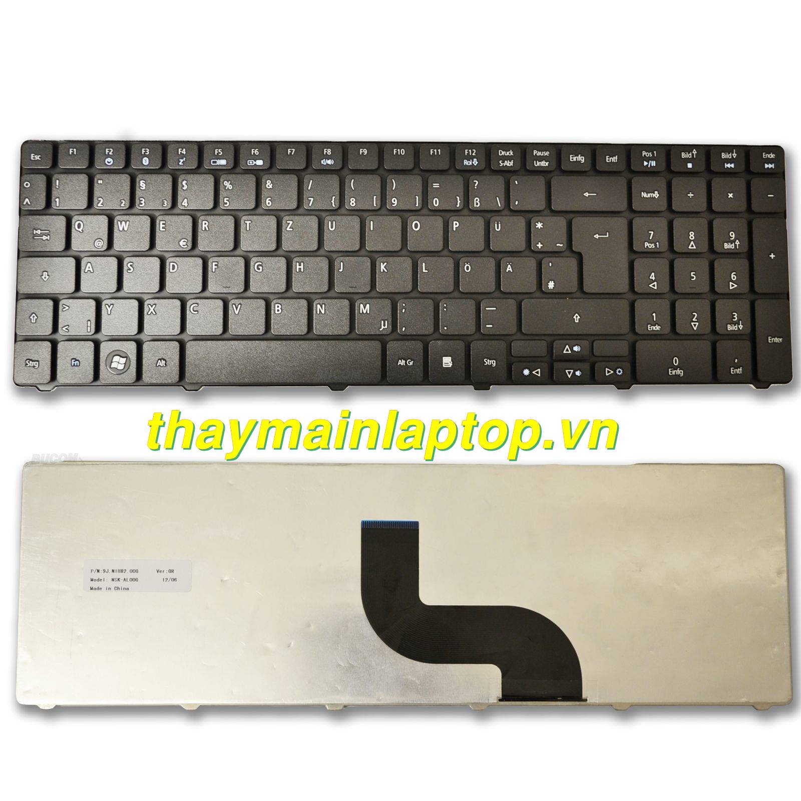 Thay bàn phím Acer Aspire 7336 7736