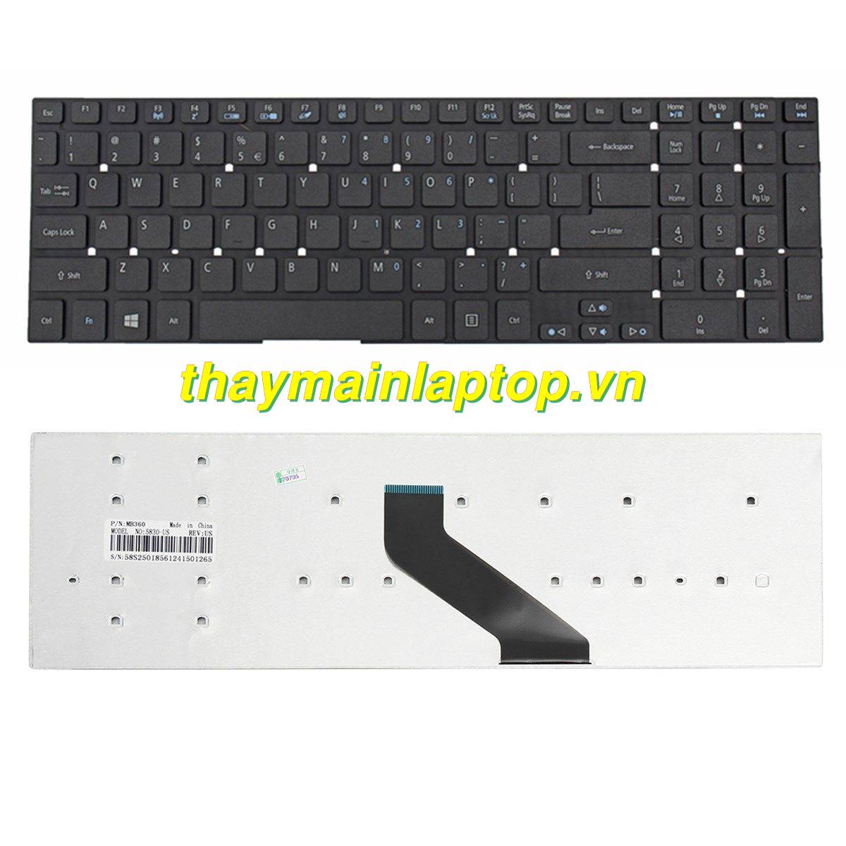 Thay bàn phím Acer E5-511