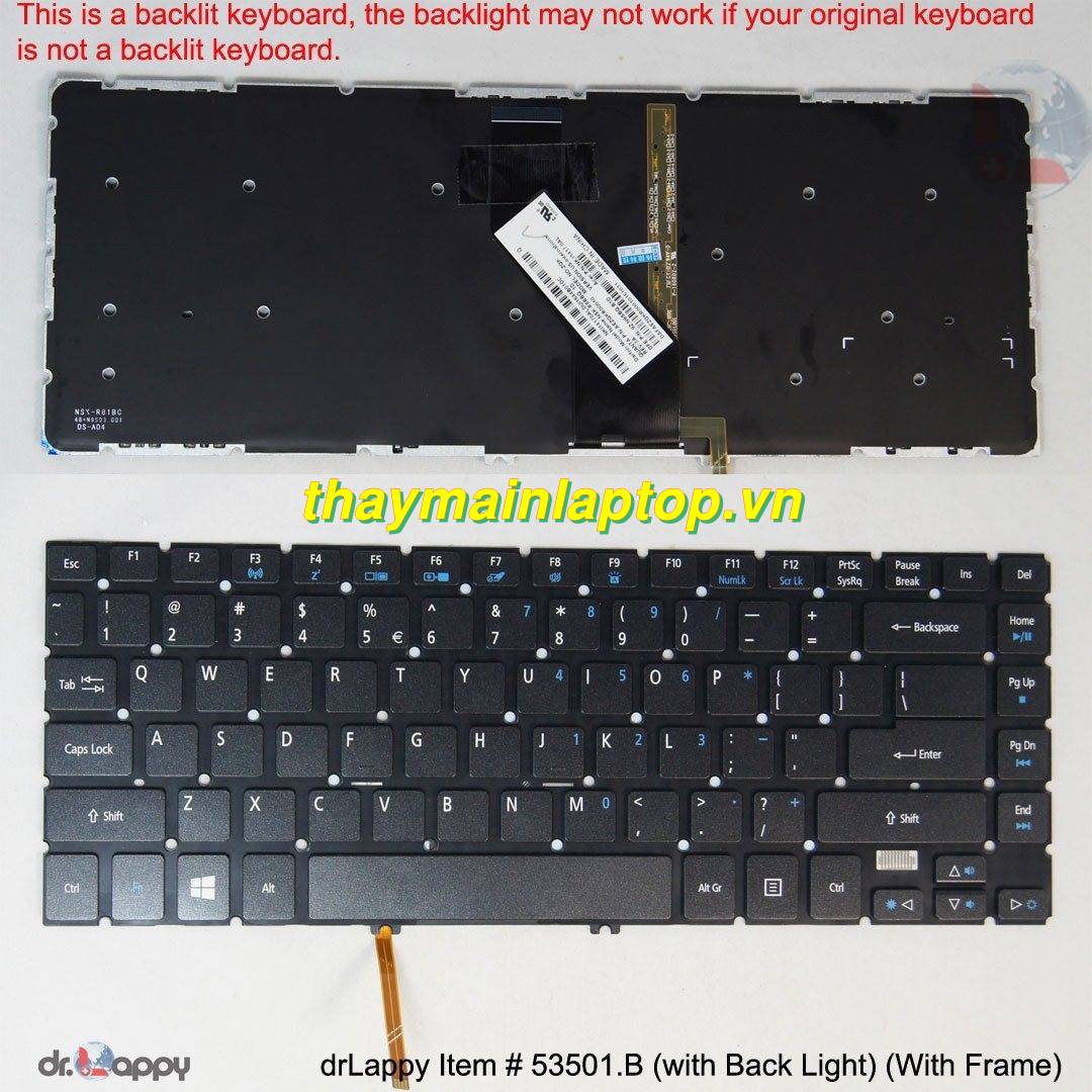 Thay bàn phím Acer TravelMate TMP446