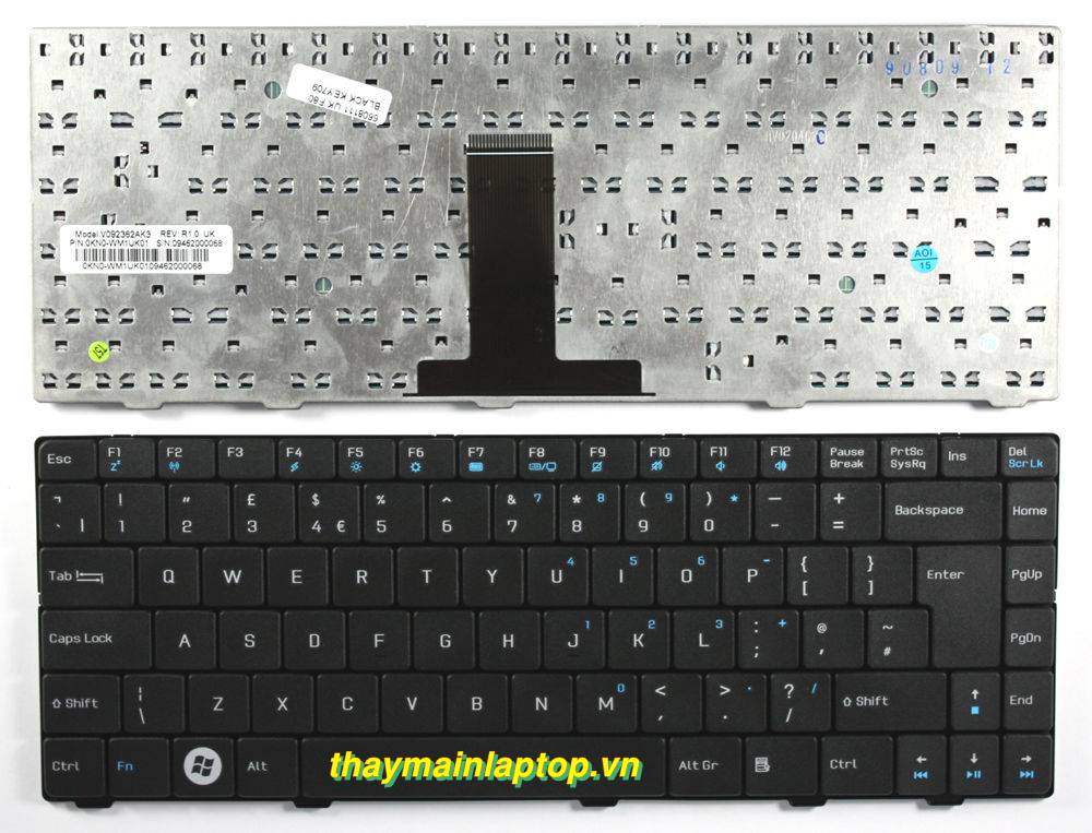 Thay bàn phím Asus F80Q