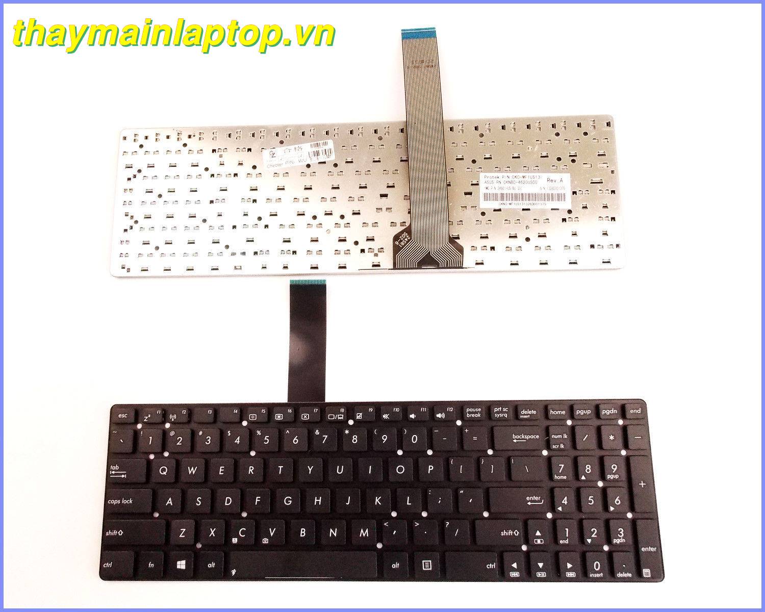Thay bàn phím ASUS K55DR K55A-RHI5N13 K55A-DS71