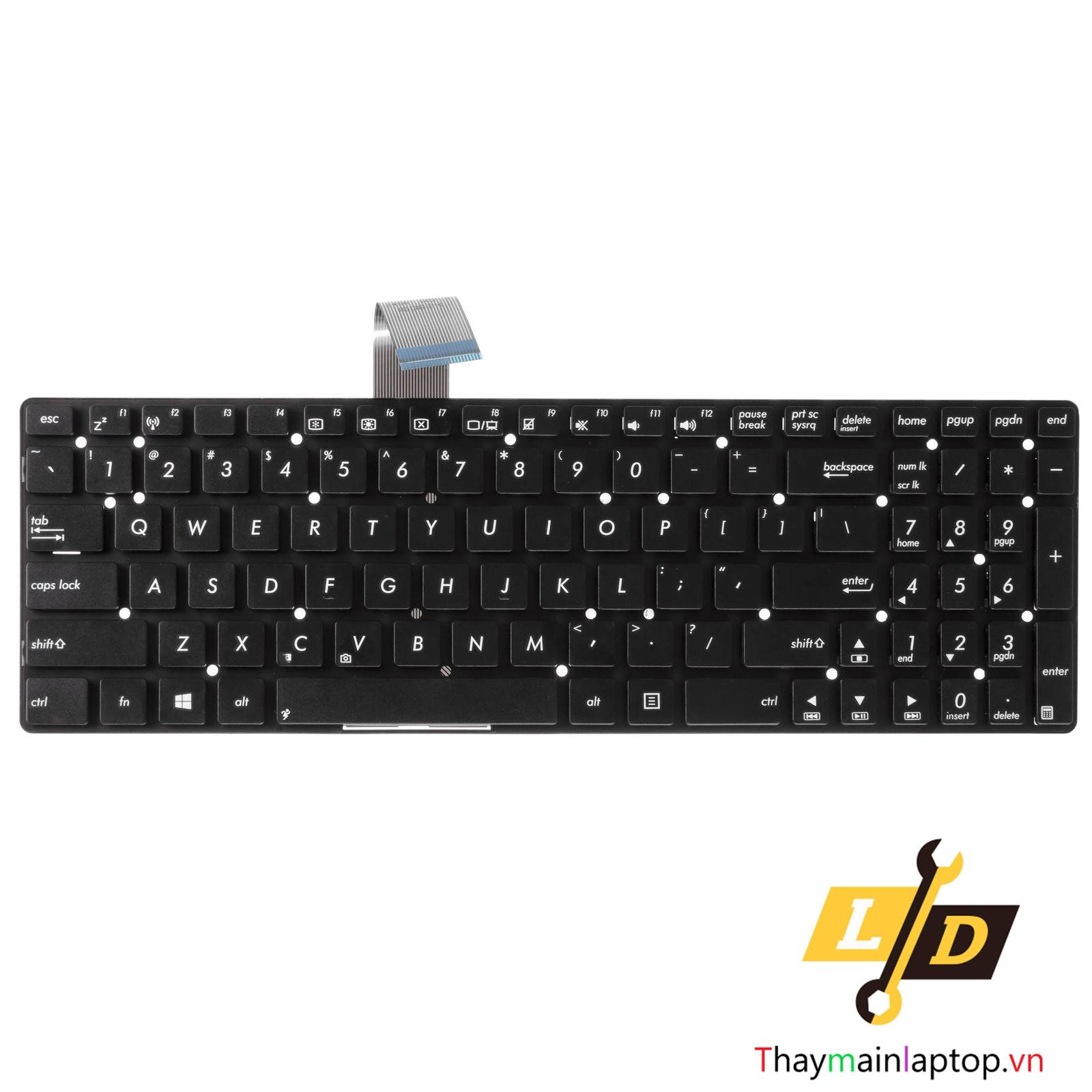 Thay bàn phím Asus K75VM-T2119V-BE