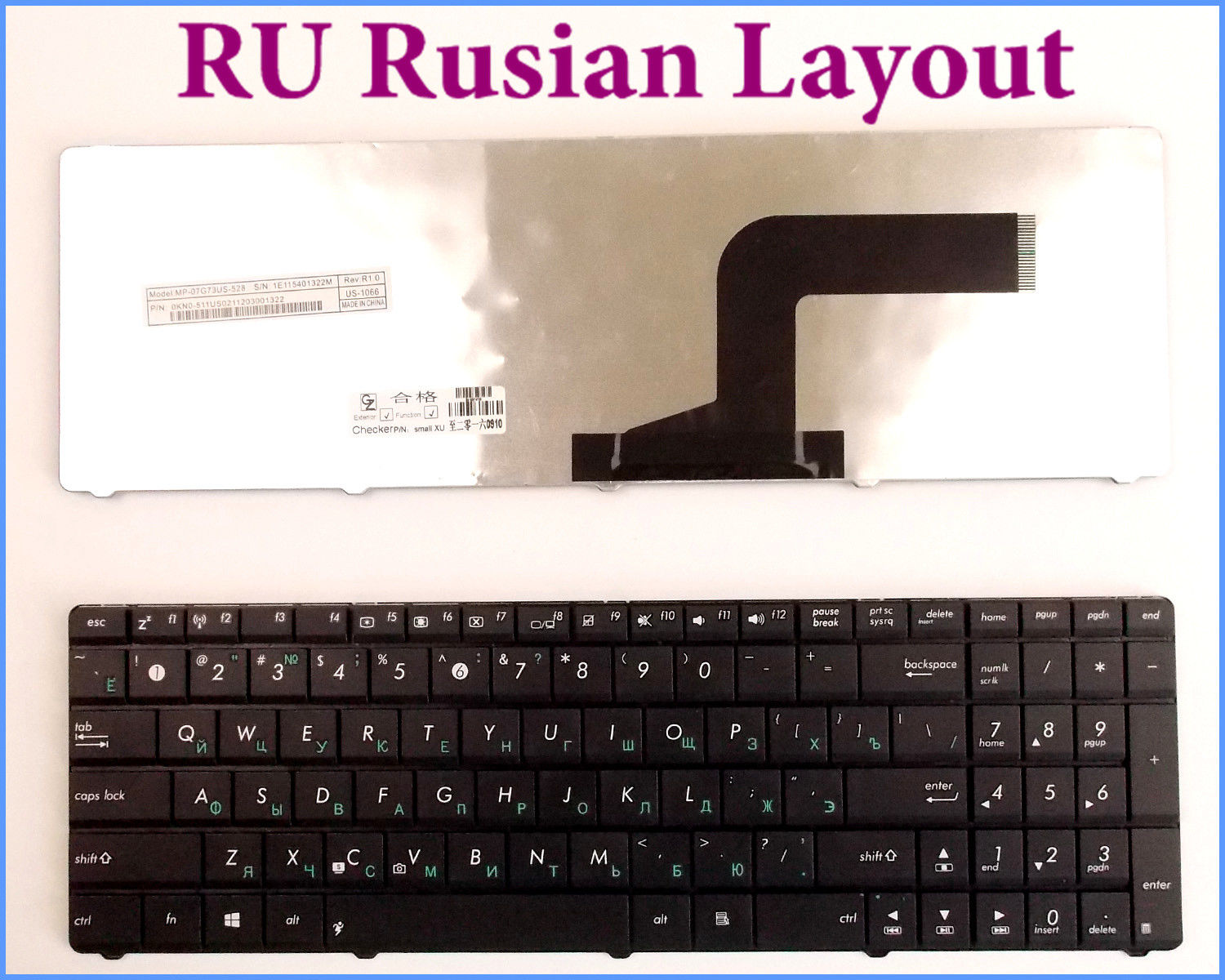 Thay bàn phím ASUS N43EI N43E X44H X44HY