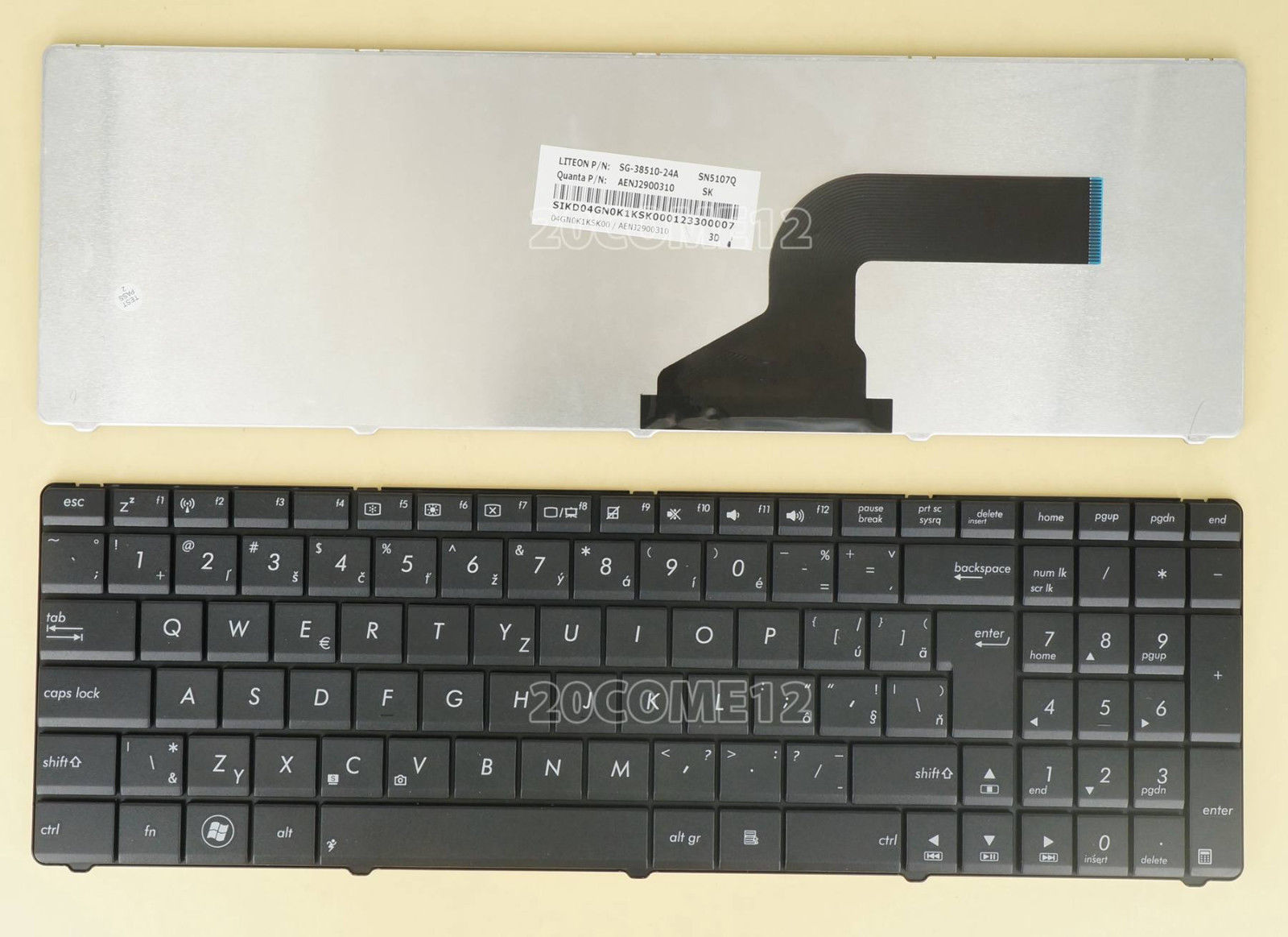 Thay bàn phím ASUS N53JQ N53SV N53SN W90