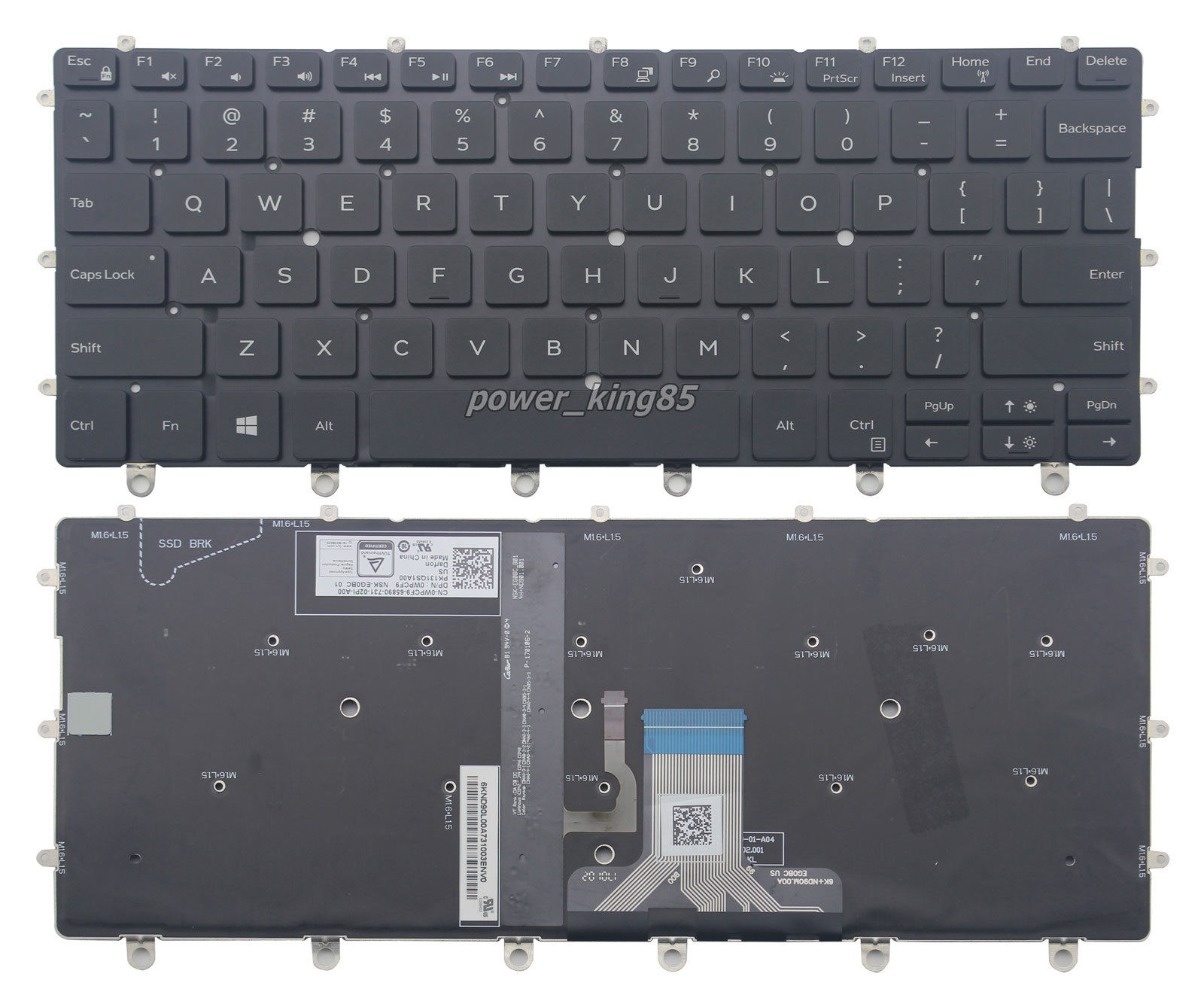 Thay bàn phím Dell 0WPCF9 WPCF9