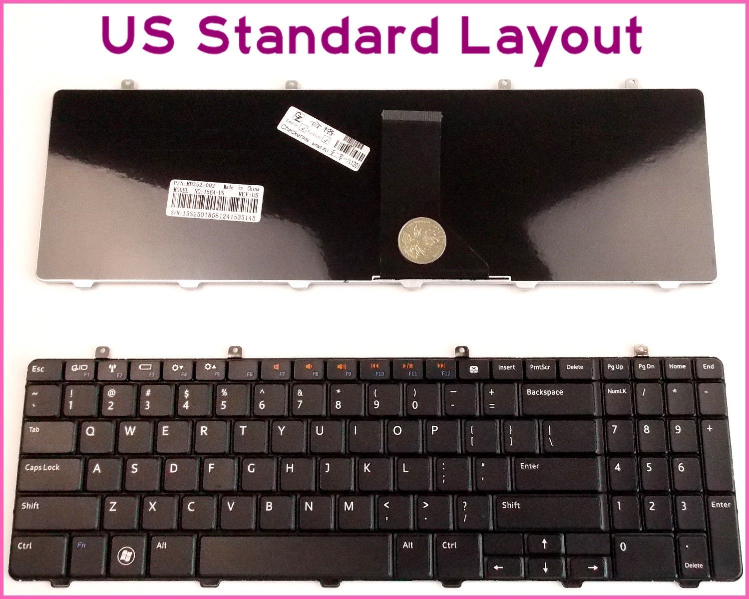 Thay bàn phím Dell 0XHKKF NSK-DR0SQ AEUM6U00110