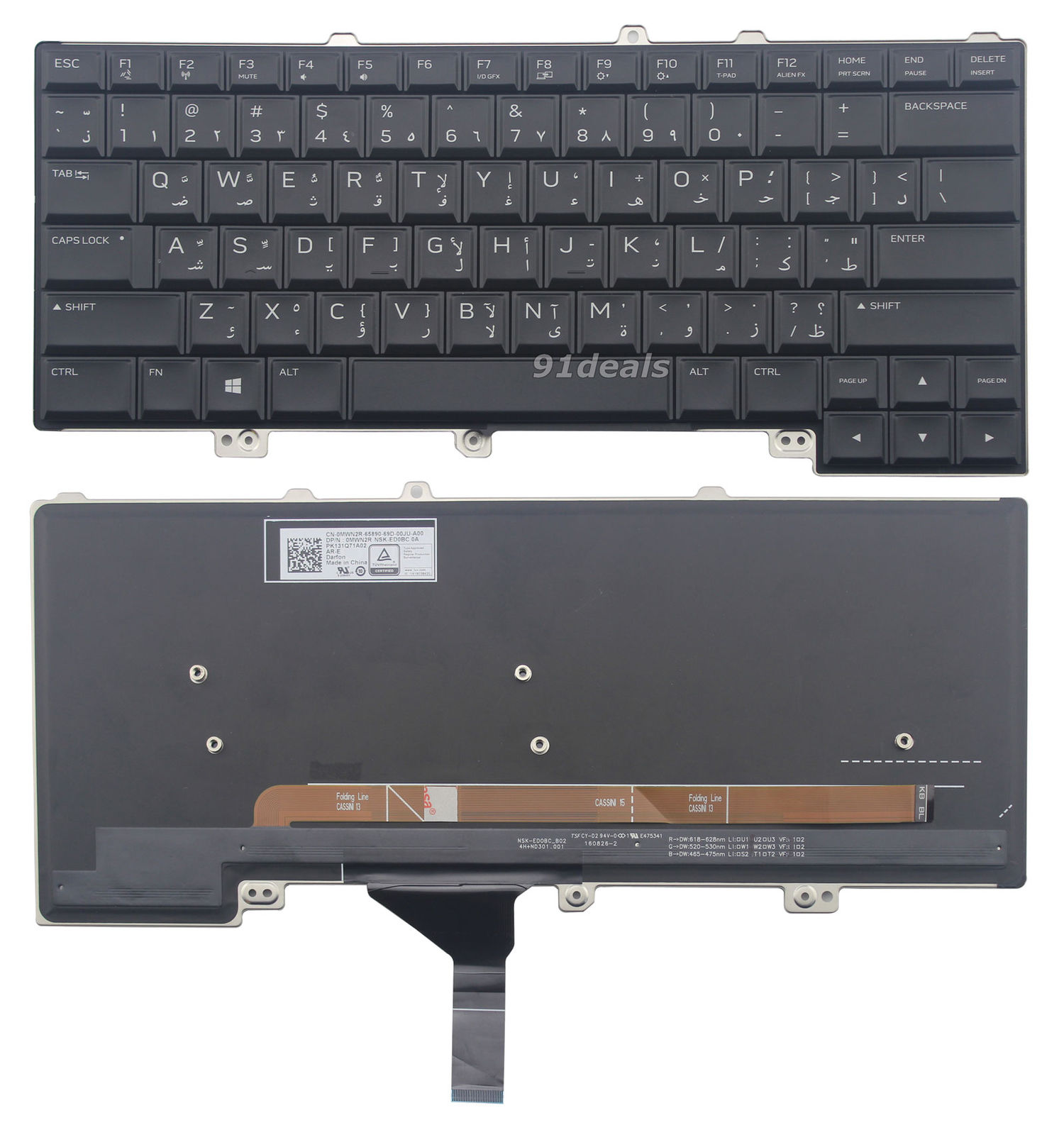 Thay bàn phím Dell Alienware 15 R3