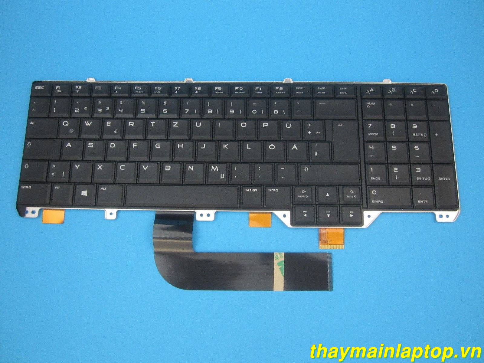 Thay bàn phím DELL Alienware M17X R1 R2 R3 R4