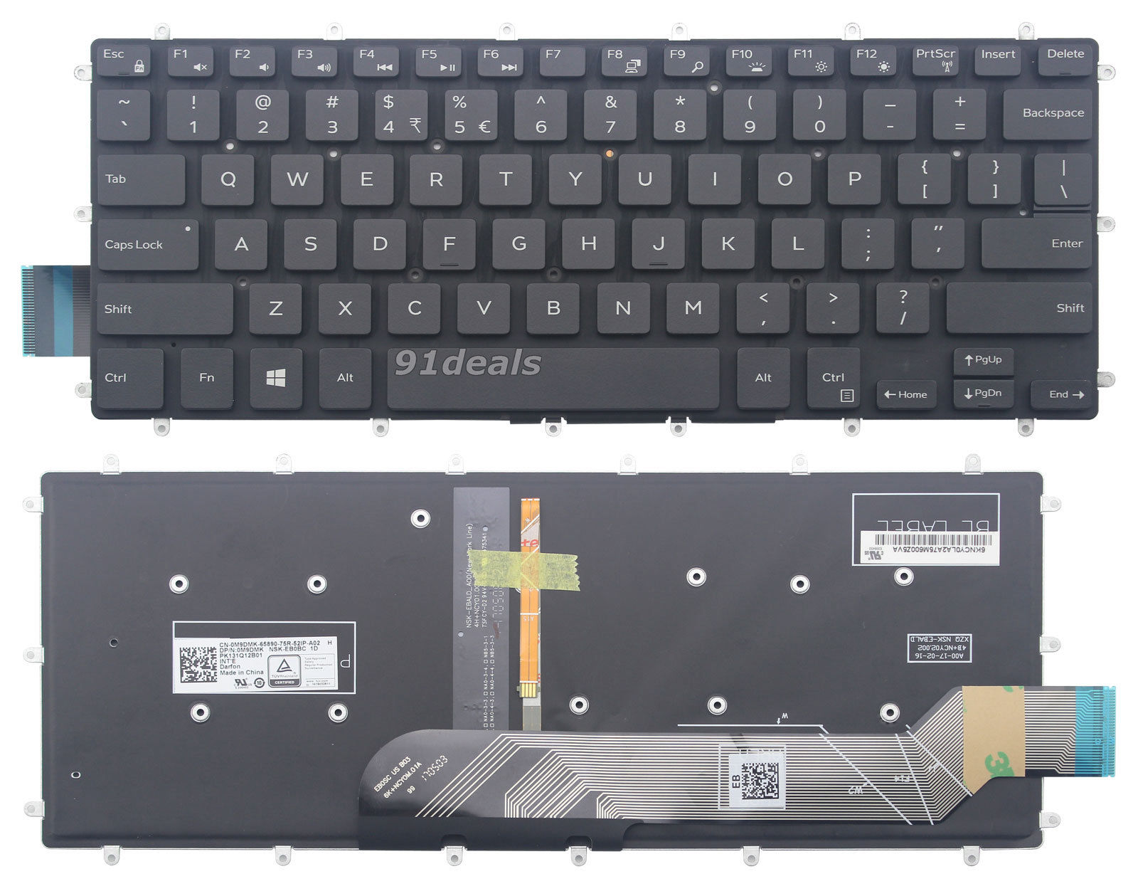 Thay bàn phím Dell Inspiron 13 5368 5378 7368 7378