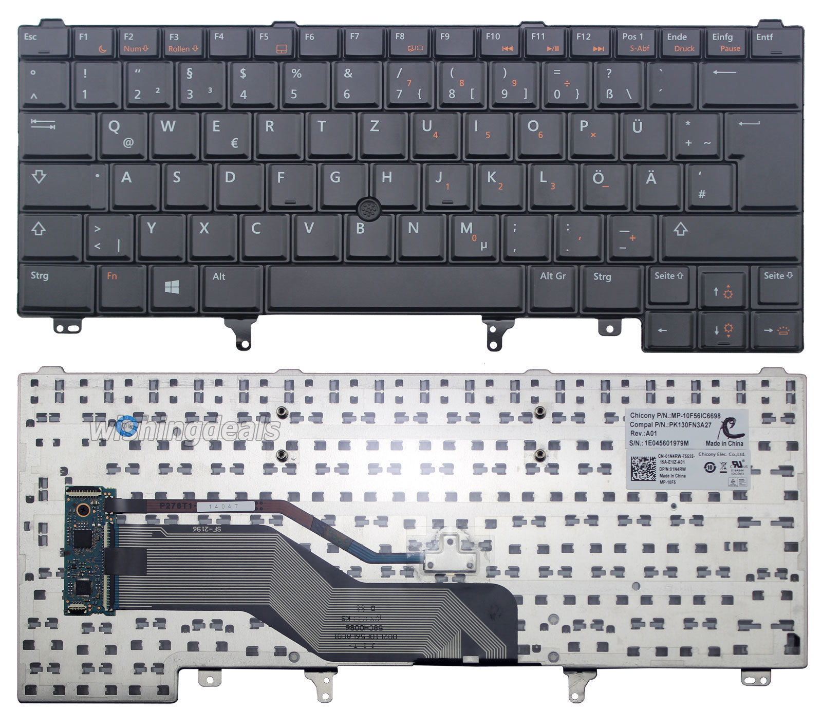 Thay bàn phím Dell Latitude E6420 E6430 E6440