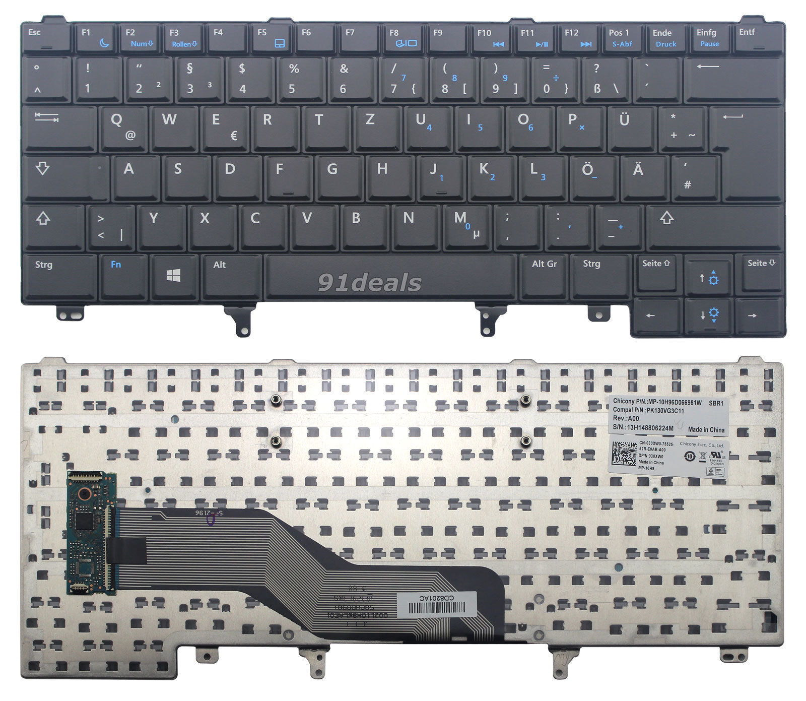 Thay bàn phím Dell MP-10H96D06698W