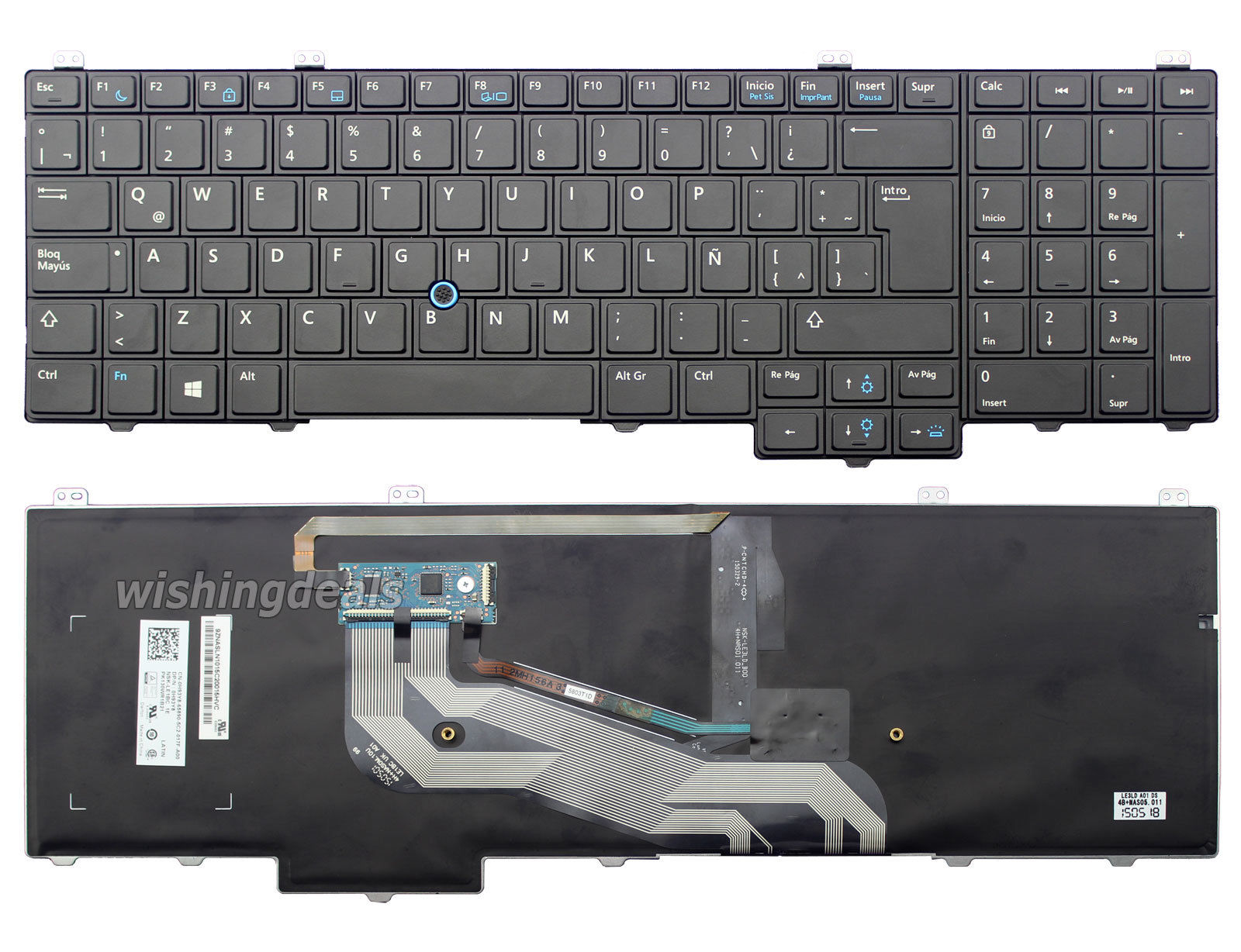 Thay bàn phím Dell PK130WR3B21 MP-13B96LAJ698