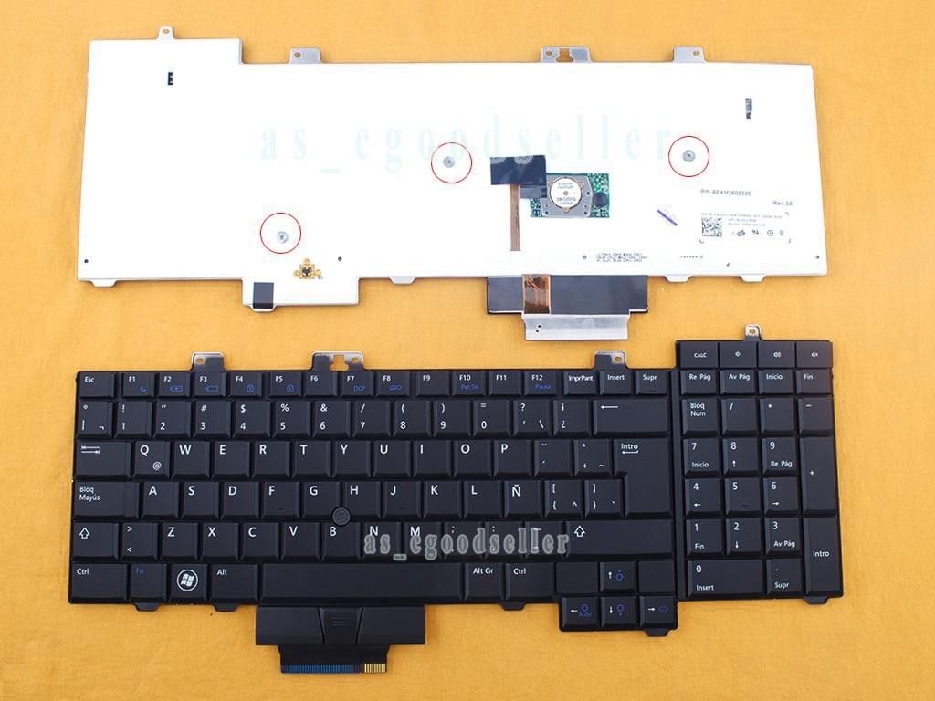 Thay bàn phím DELL Precision M6400 M6500 D130R