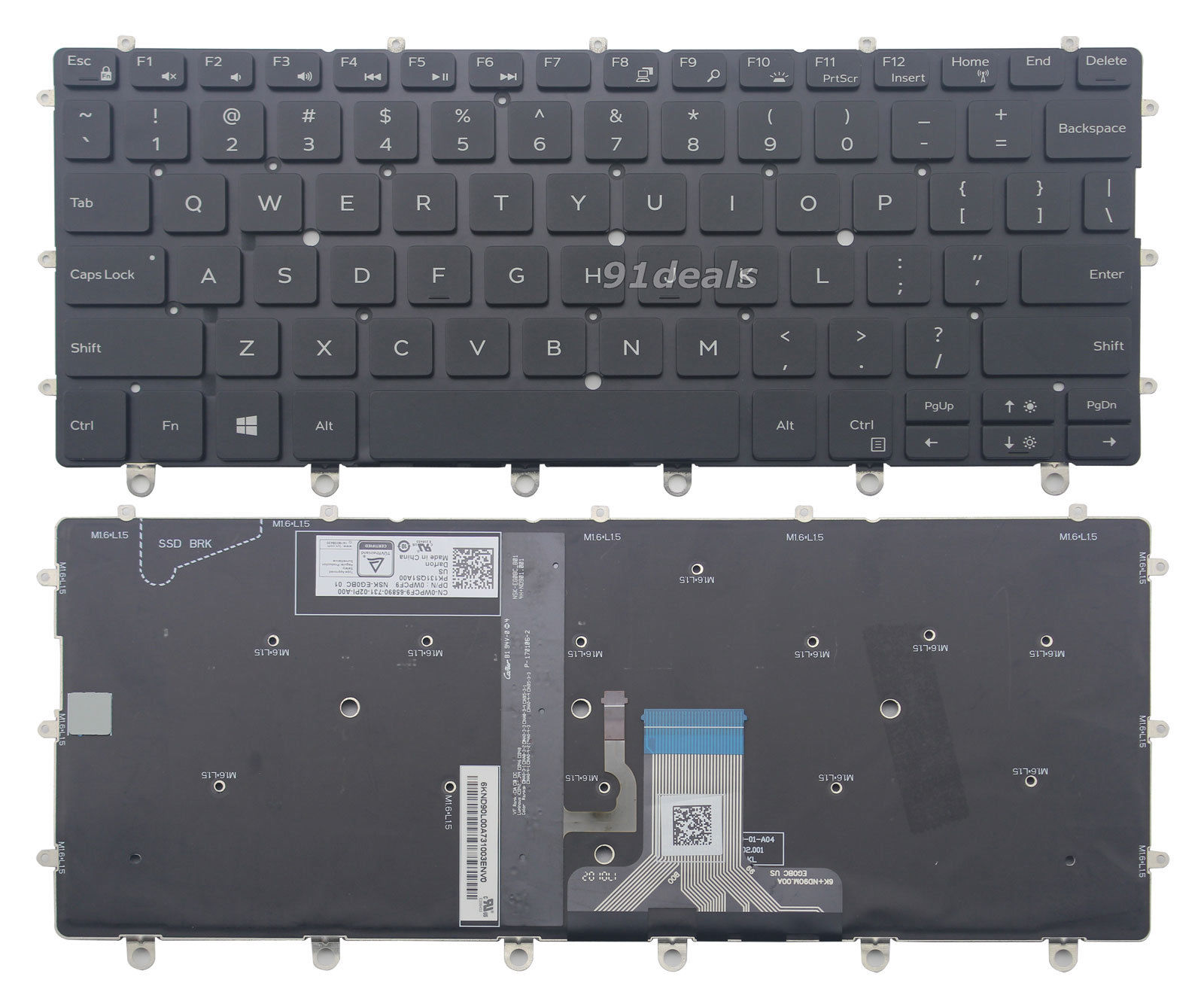 Thay bàn phím Dell XPS 13 9365