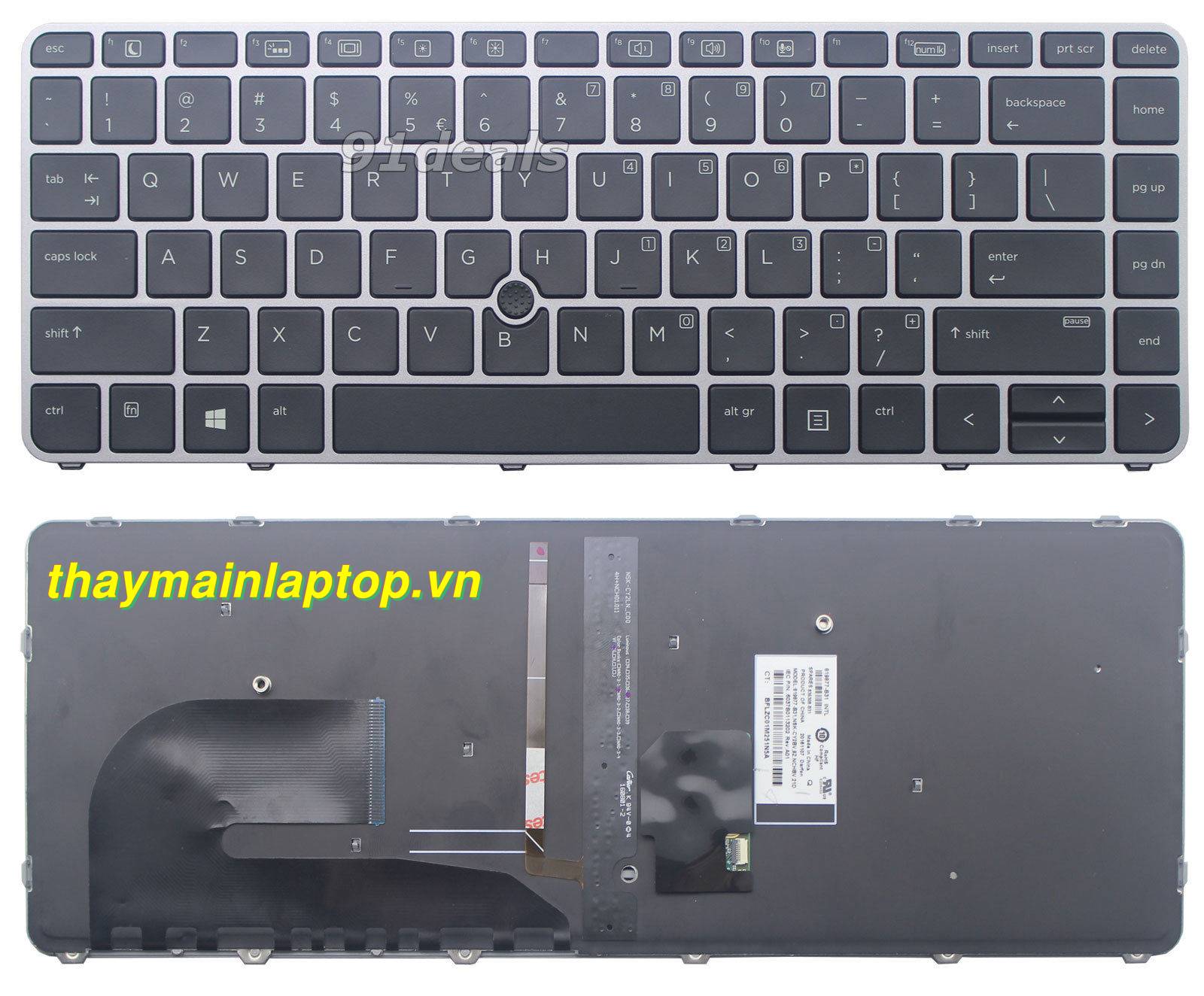 Thay bàn phím HP Elitebook 6540b