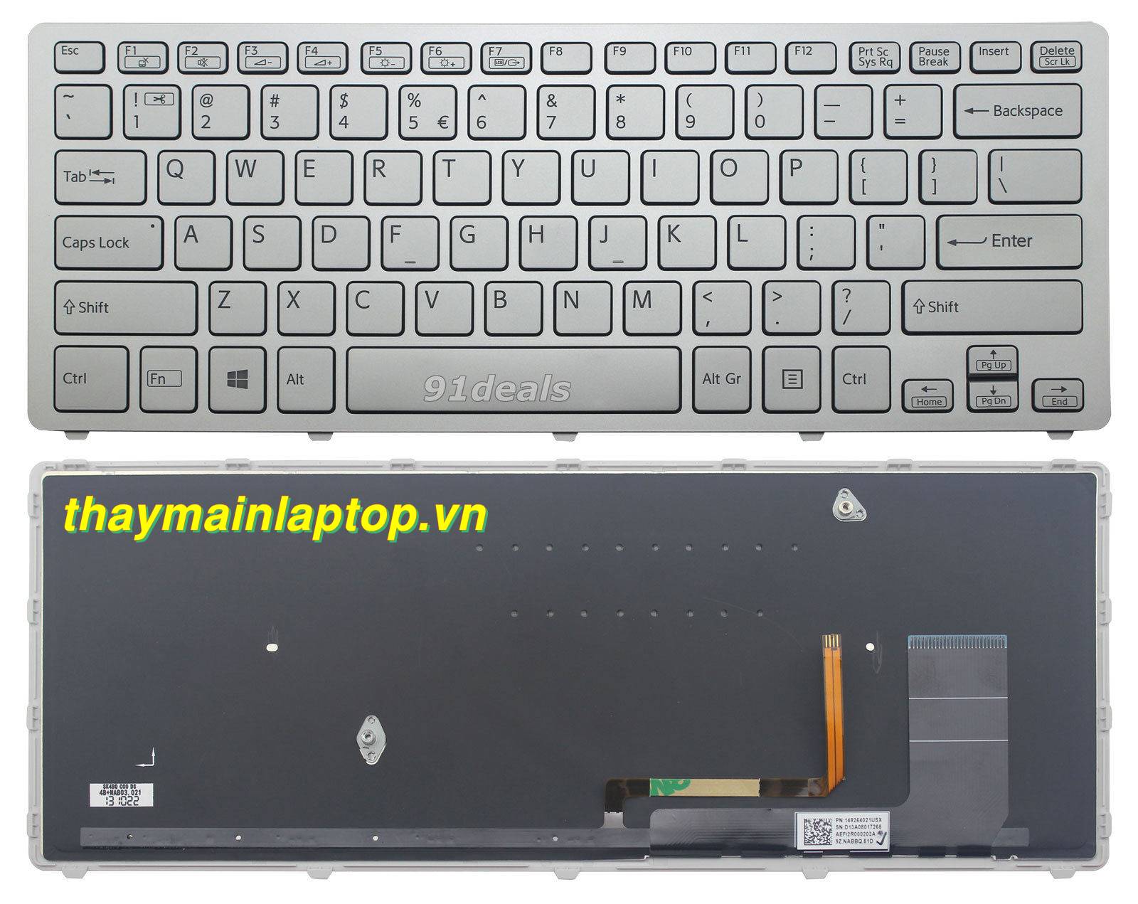 Thay bàn phím Sony Flip 14 SVF14N