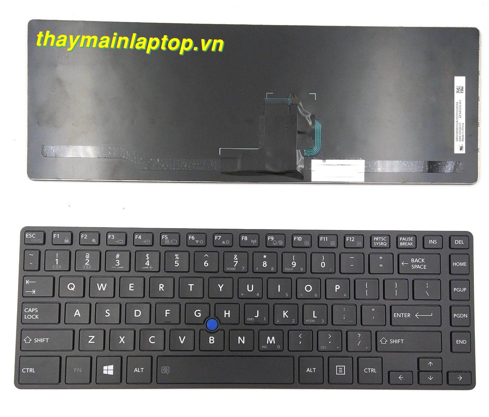 Thay Bàn phím toshiba tecra Z40T-A Z40T-B
