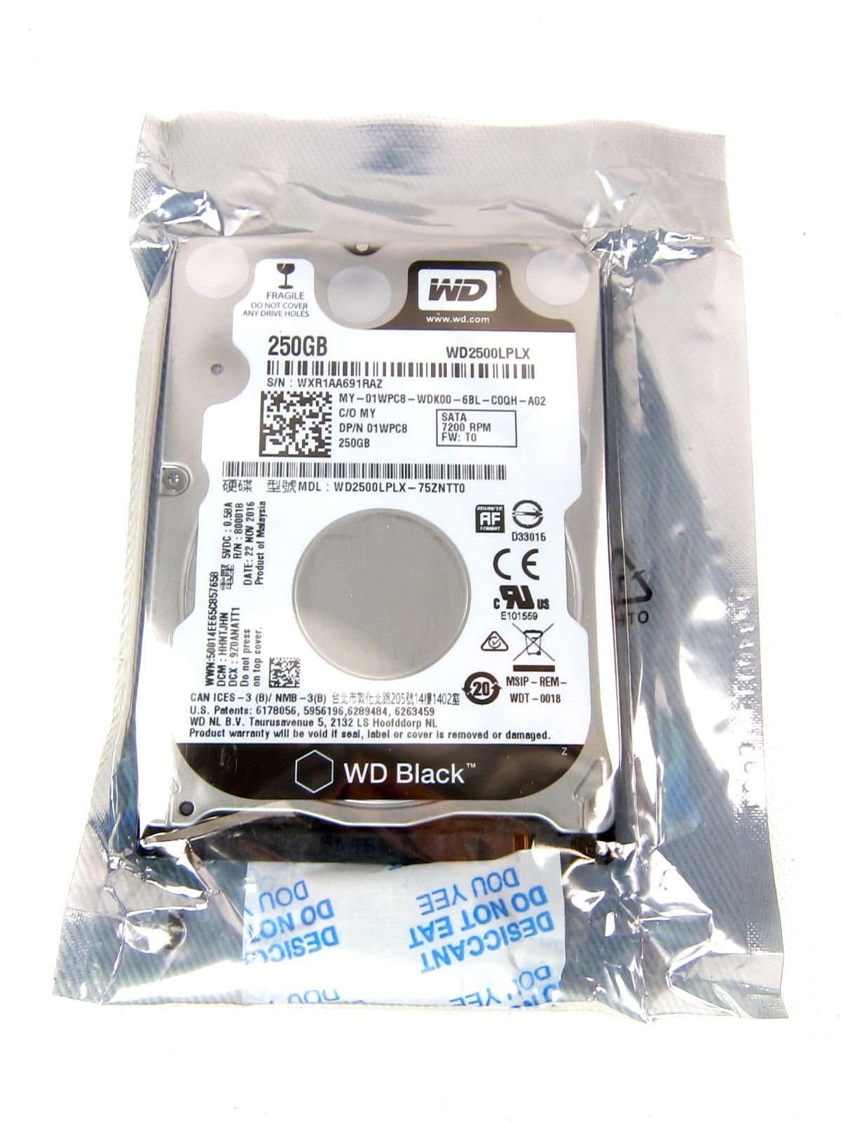 Thay ổ cứng HDD laptop 250GB 7200RPM