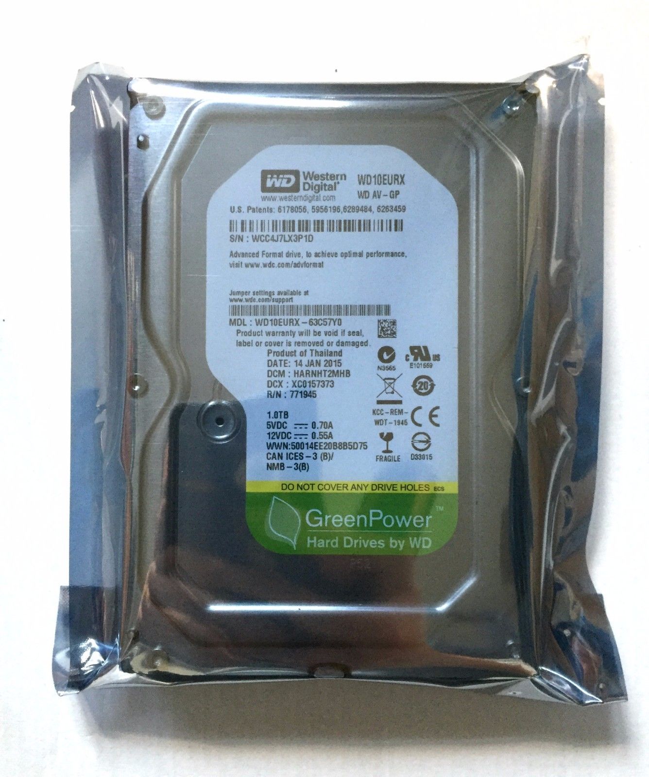 thay ổ cứng HDD laptop WD 1TB 64MB