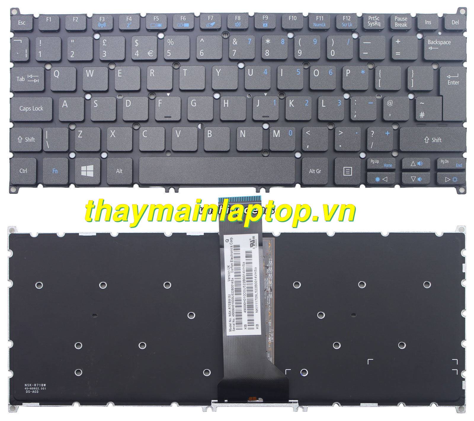 Thay phím Acer Aspire ES1-131 ES1-311 ES1-331 R3-131T