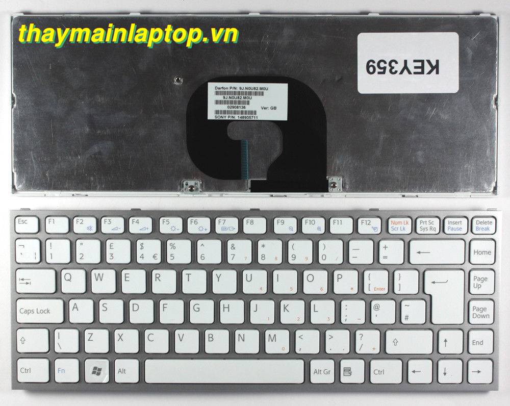 Thay phím  Sony Vaio VPCY2 PCG-51412M mbx 229