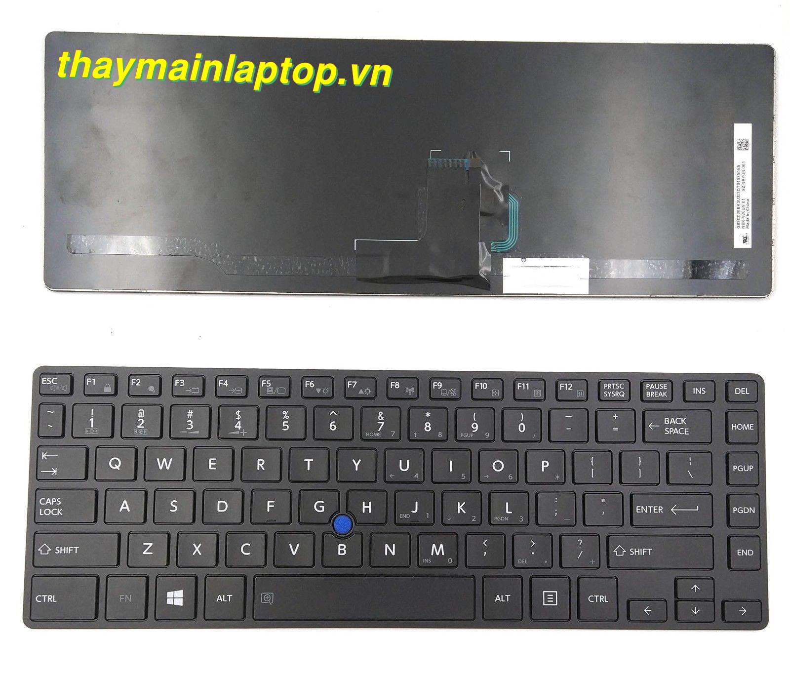 Thay phím Toshiba Portege R30-A1301 R30-A1302 R30-A1310 R30-A1320