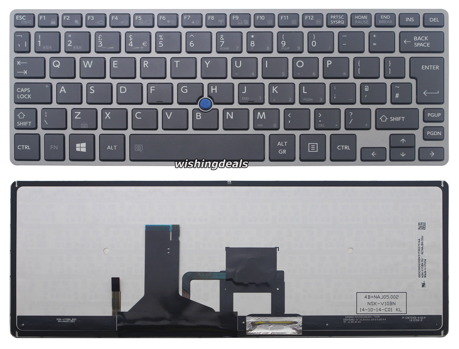 Thay phím Toshiba Portege Z30-B1310 Z30-B1320 Z30-A Z30T-A