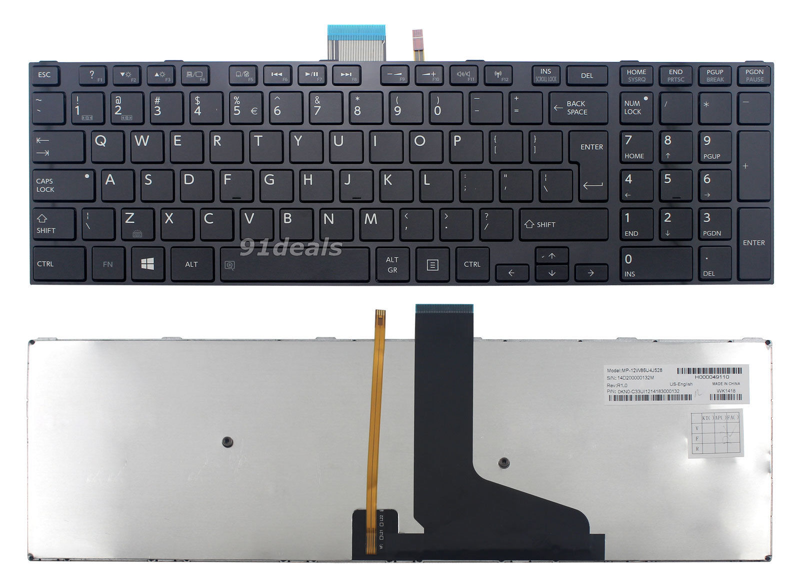 Thay phím Toshiba Satellite L75D-A L75t-A L70-B L70D-B