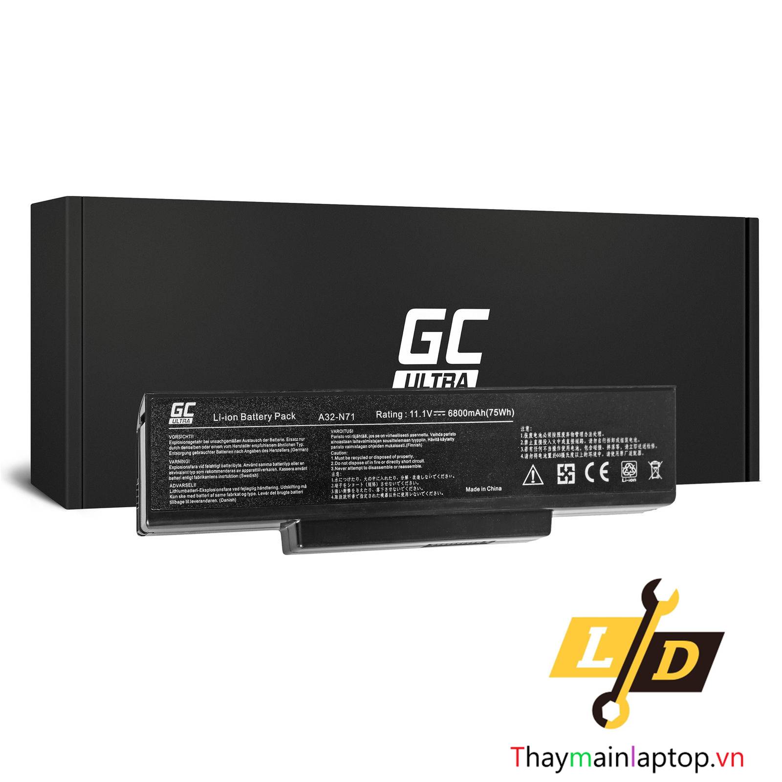 Thay pin Asus K73SV-TY032V K73SD K73e-ty303D K73TK-TY052V