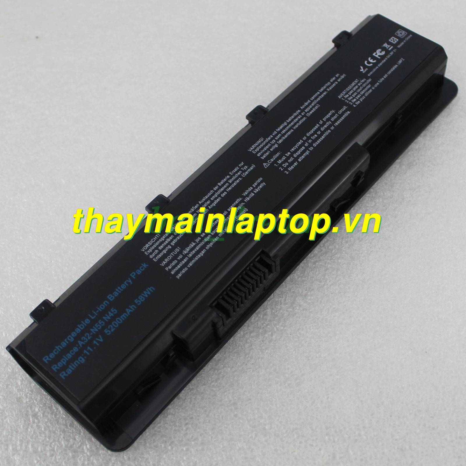 Thay pin ASUS N75 N75E N75SL N75SJ N75SV N75SF A32-N55