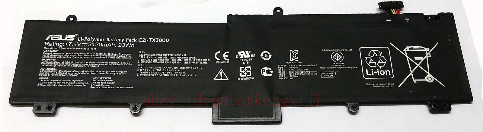 Thay pin Asus Transformer Book  C21-TX300D