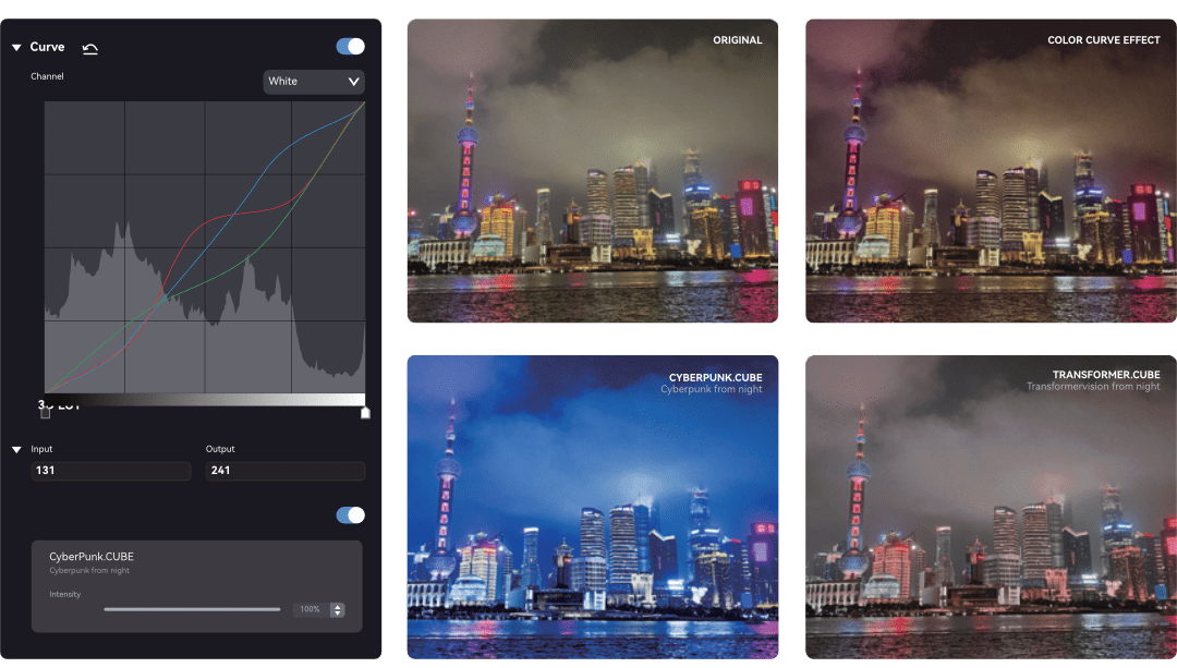 Color Curve + 3D LUT