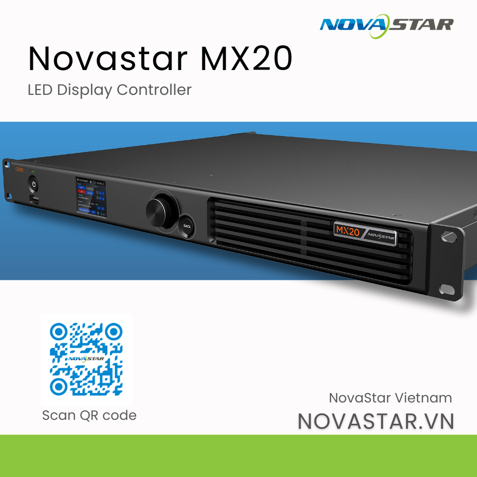 Mx20 Camerasim Computer NovaStar MX20 – Bộ điều khiển màn hình LED All-in-One (6 cổng RJ45 ...