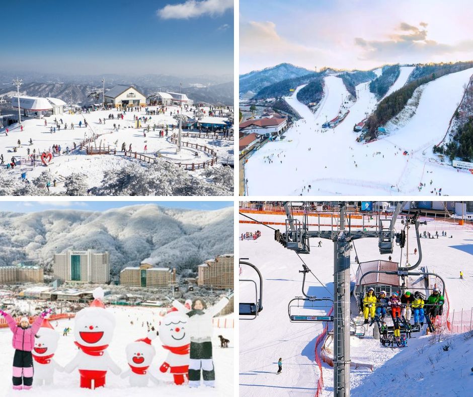 Bật mí các địa điểm trượt tuyết nổi tiếng vào mùa đông Hàn Quốc